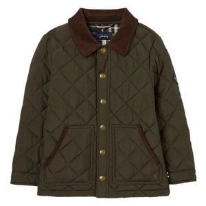 POLO Ralph Lauren! Joules boy’s Ambrose Quilted Jacket  Olive green Sz L (14-16)